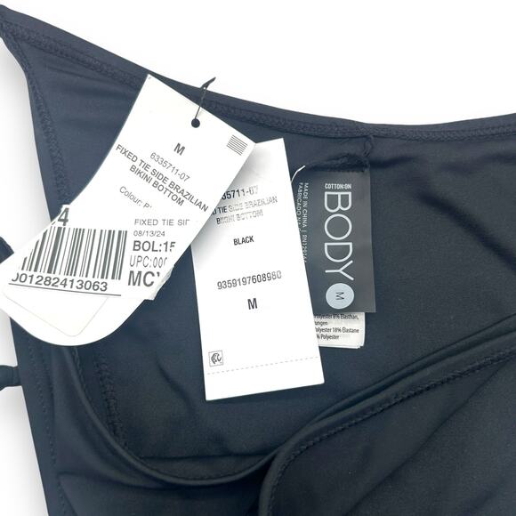 NEW Bikini Set Roxy Orange Bandeau Brazillian Tie Medium Large Macys Mix & Match - Picture 12 of 16